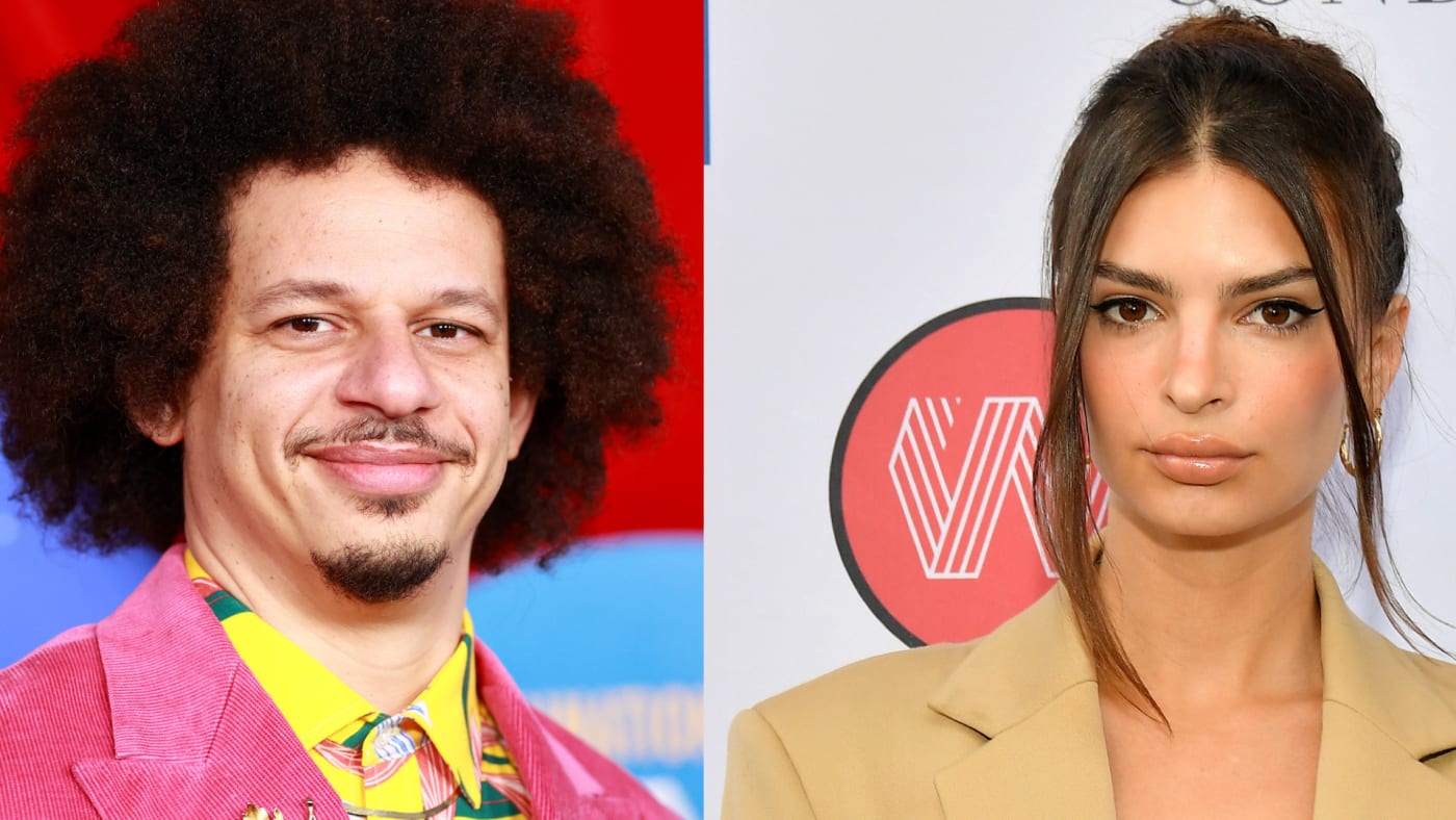 Split image of Eric Andre and Emily Ratajkowski