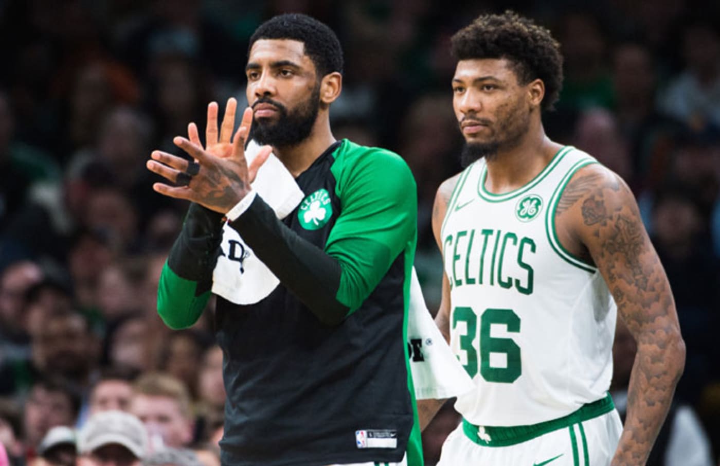 Marcus Smart Once Again Defends Kyrie