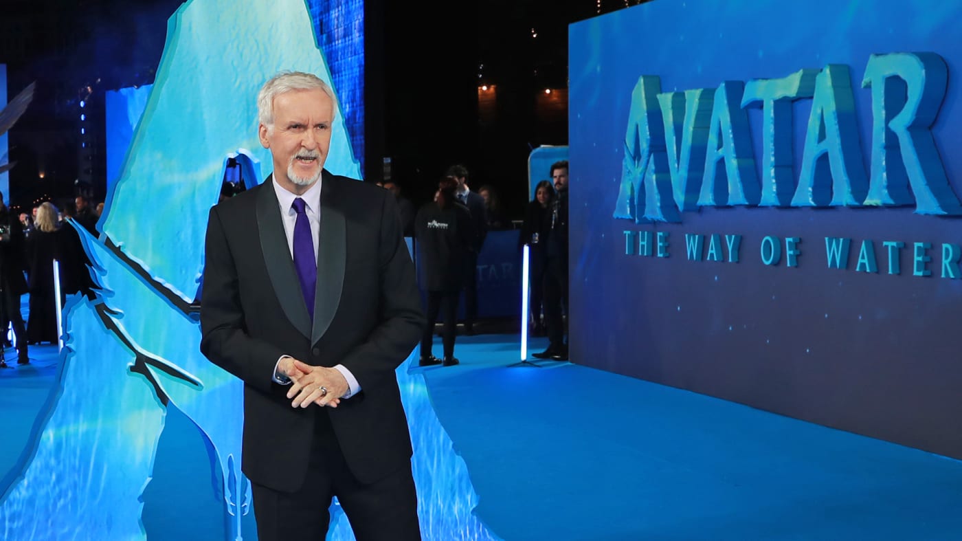 James Cameron attends "Avatar The Way Of Water" world premiere.