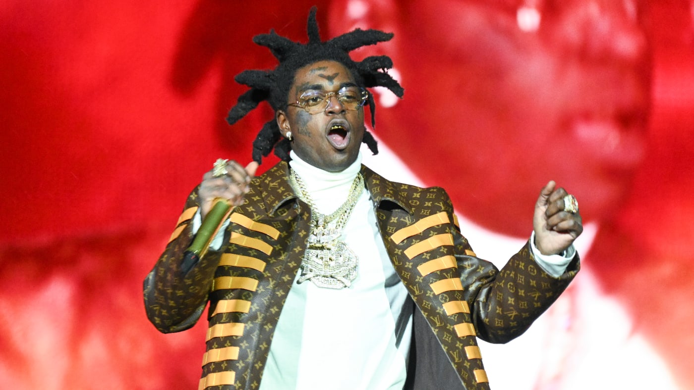 Kodak Black Gifted GlowintheDark “Super Gremlin” Chain During Miami
