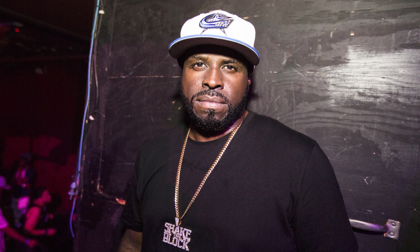Funk Flex backstage at event in 2016