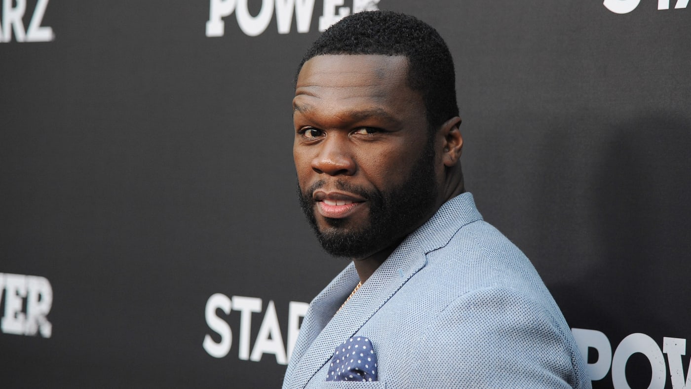 50 Cent at Starz event in Los Angeles
