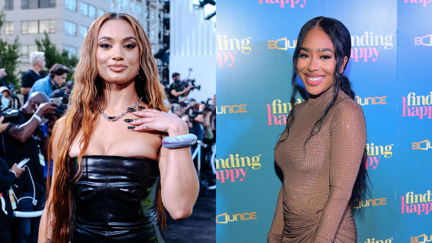 DaniLeigh at the 2022 MT VMAs and B Simone at the "Finding Happy" premiere