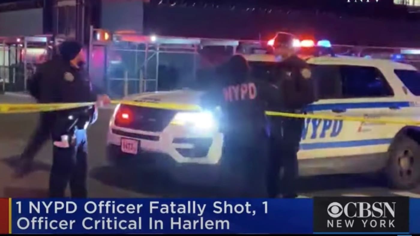 NYPD cop, suspect killed, officer clings to life after shooting in Harlem apartment