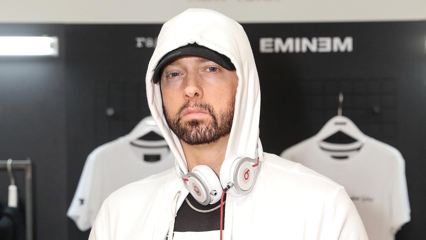 Eminem attends the rag & bone X Eminem London Pop Up Opening