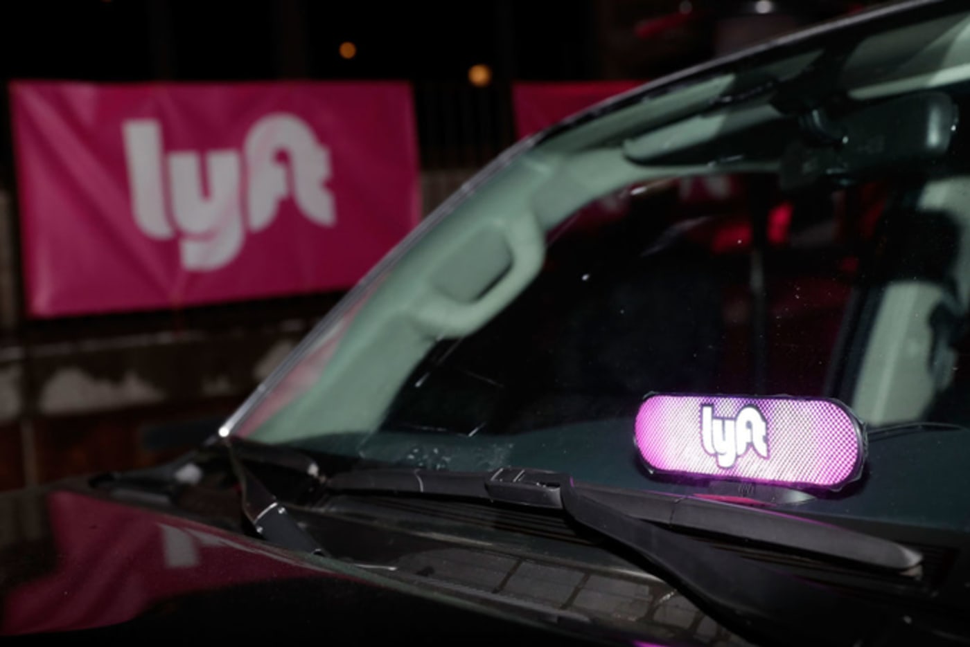 Lyft welcomes guests to a lounge at Sundance Film Festival