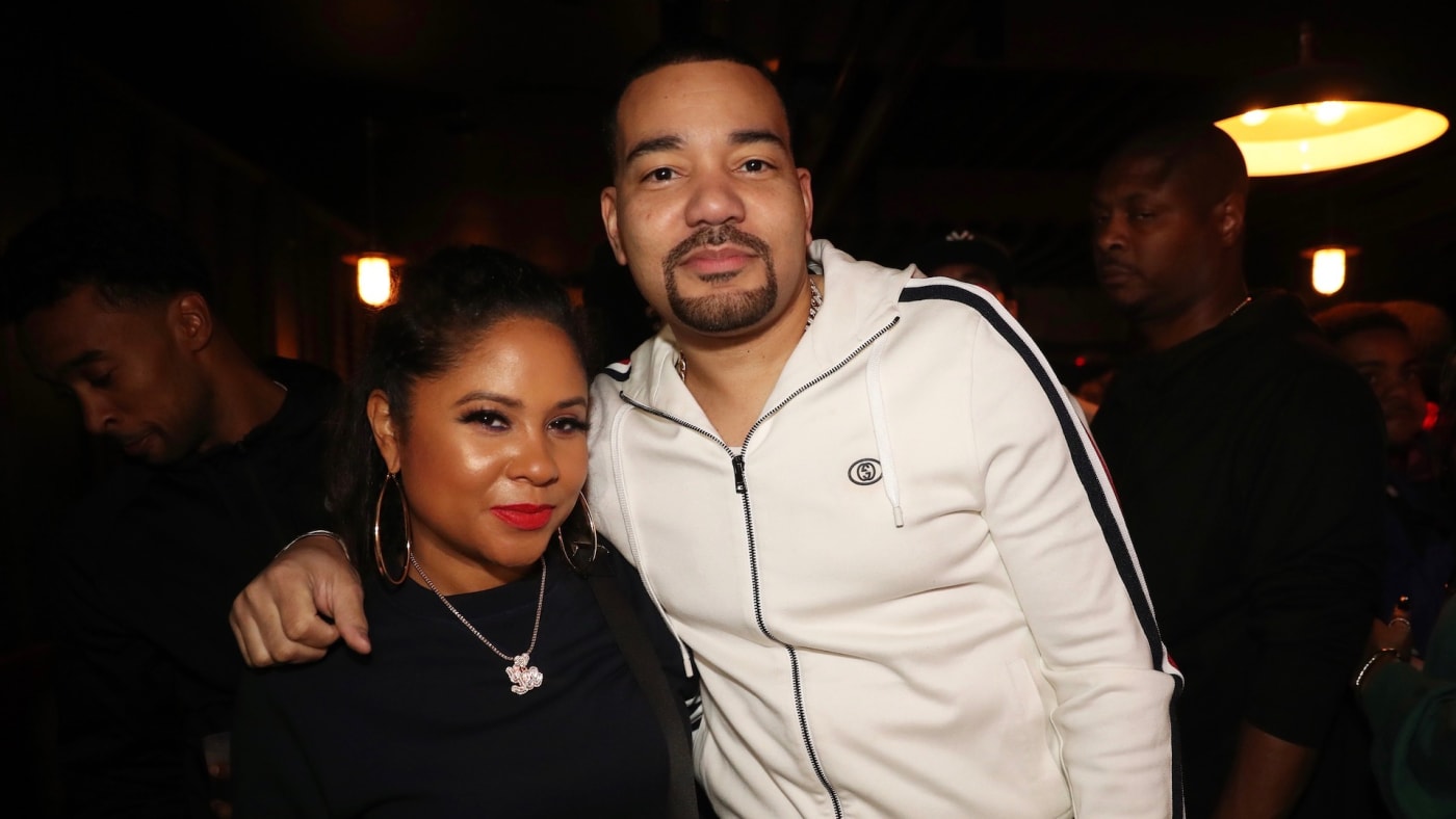 Angela Yee and DJ Envy attend Angela Yee's Birthday Party