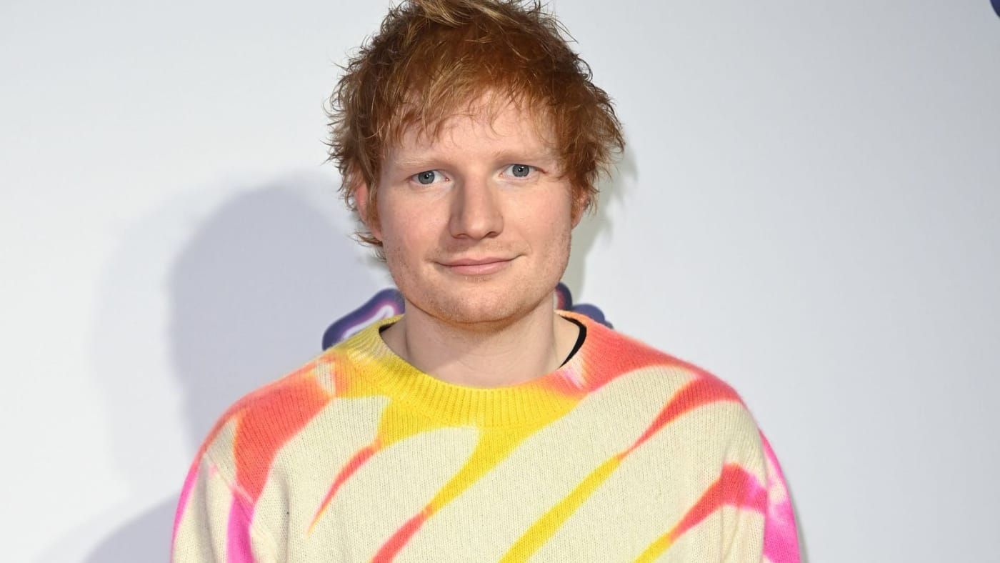 Ed Sheeran attends day 2 of the Capital Jingle Bell Ball