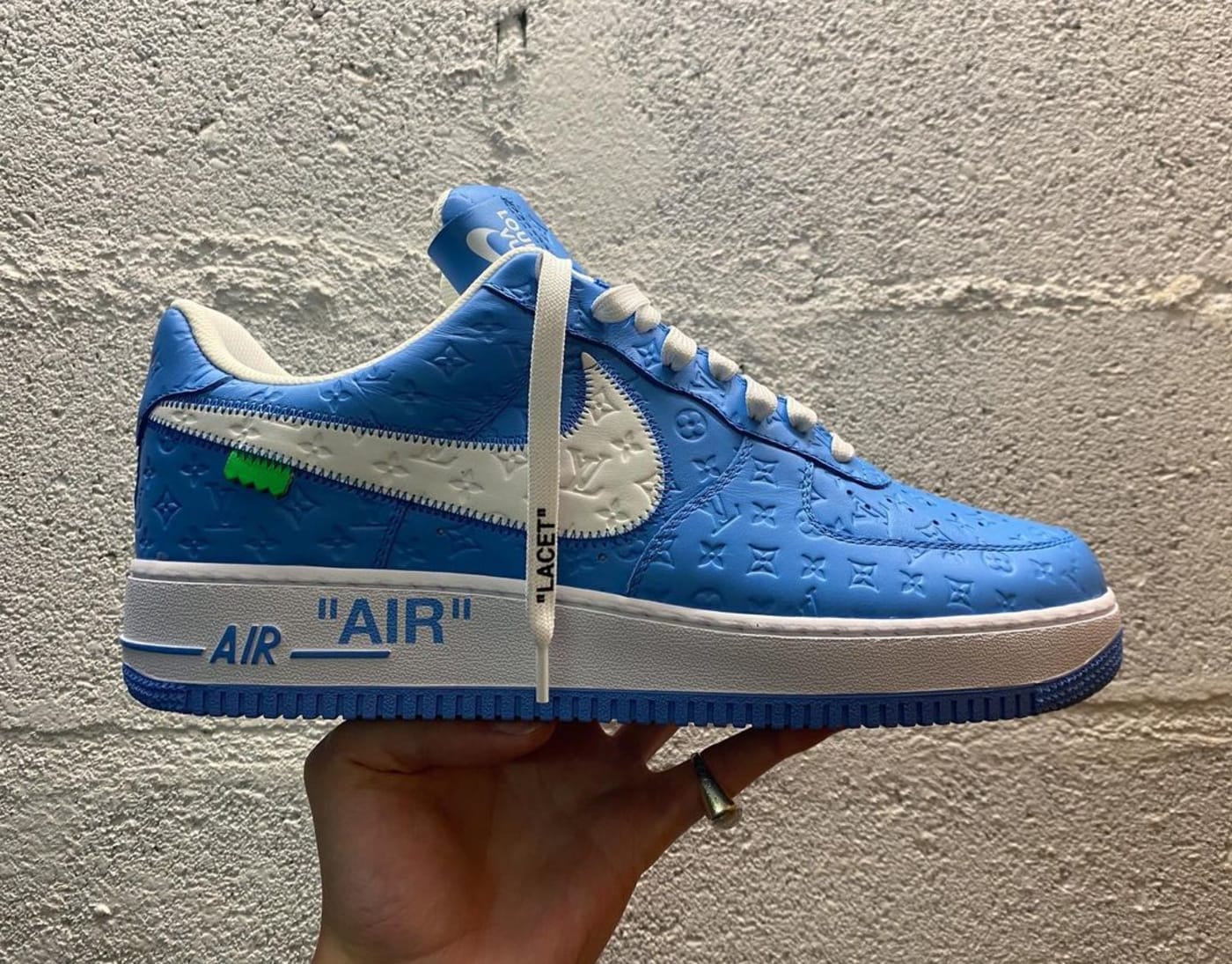 Baby blue louis vuitton air force 1 clearance