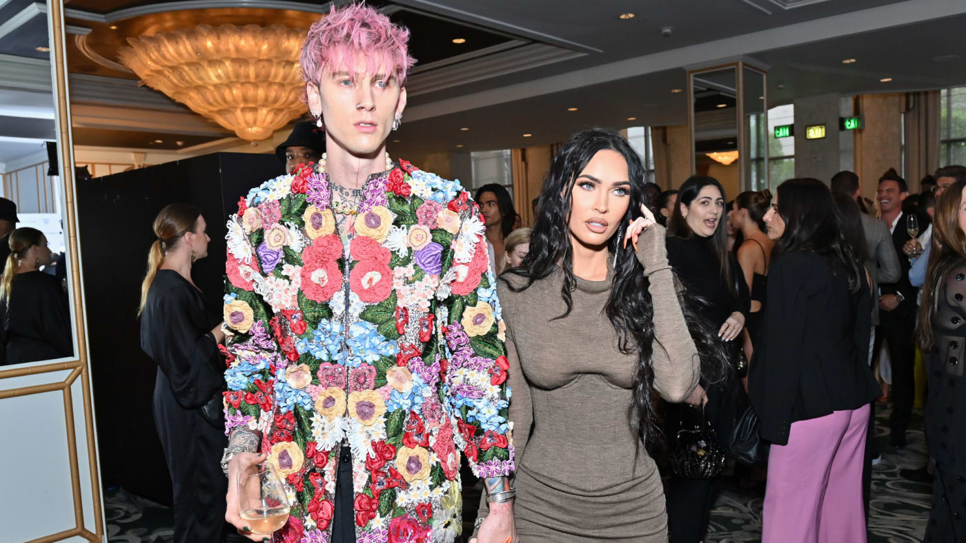 Machine Gun Kelly and Megan Fox are pictured together