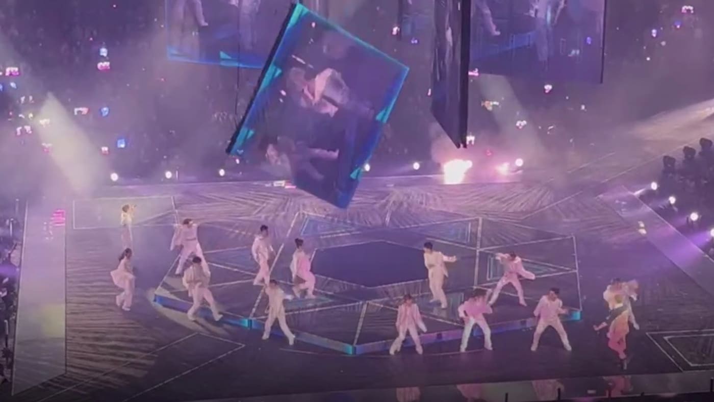 Giant Screen Falls on Dancers During Boy Band Concert in Hong Kong