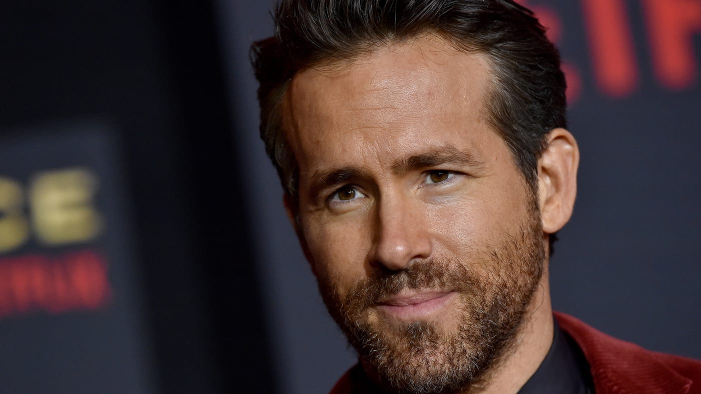 Ryan Reynolds attends the World Premiere of Netflix's "Red Notice"