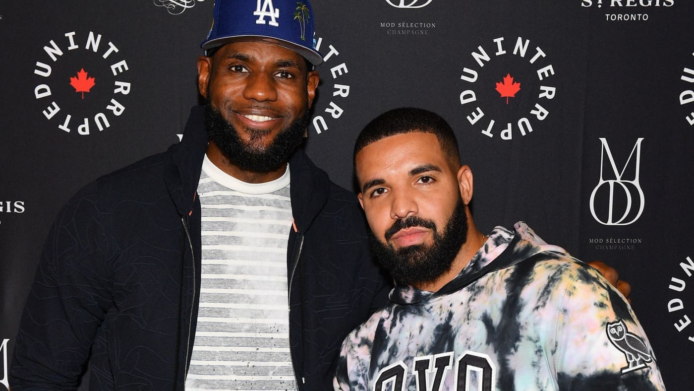 LeBron James, Drake, and Naomi Osaka