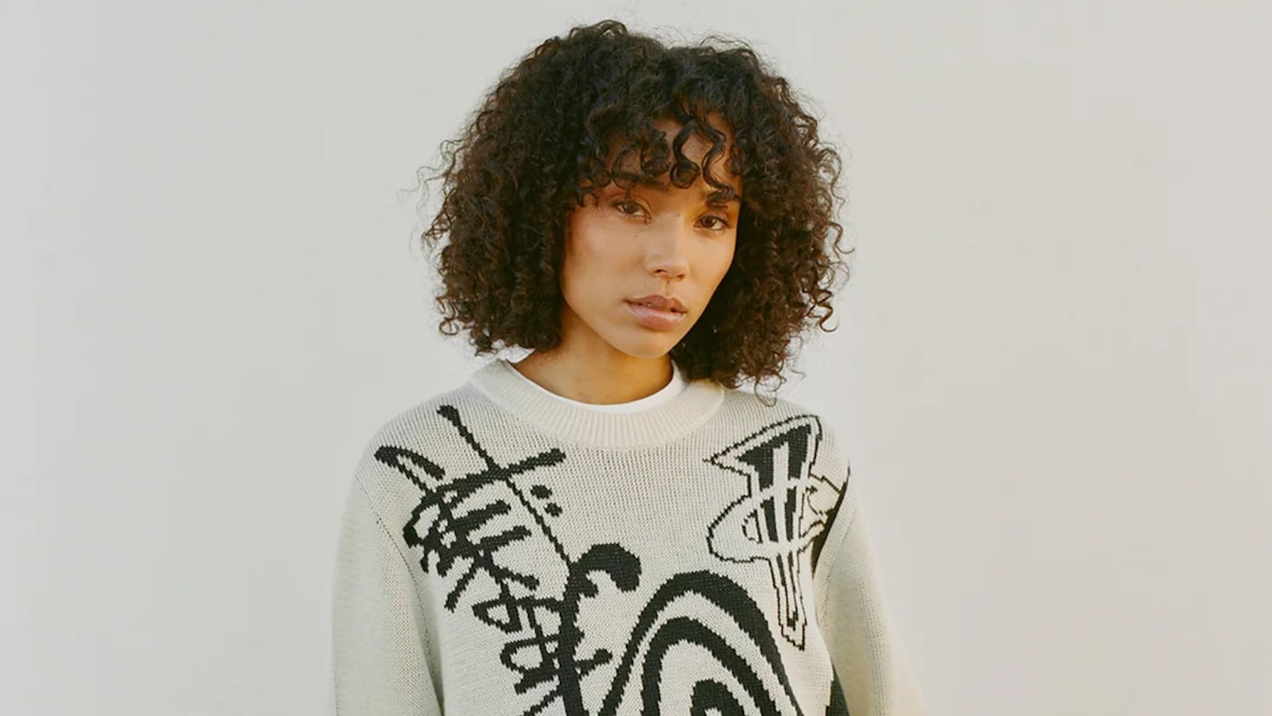 Stussy Nike Icon Knit Sweater Natural XS