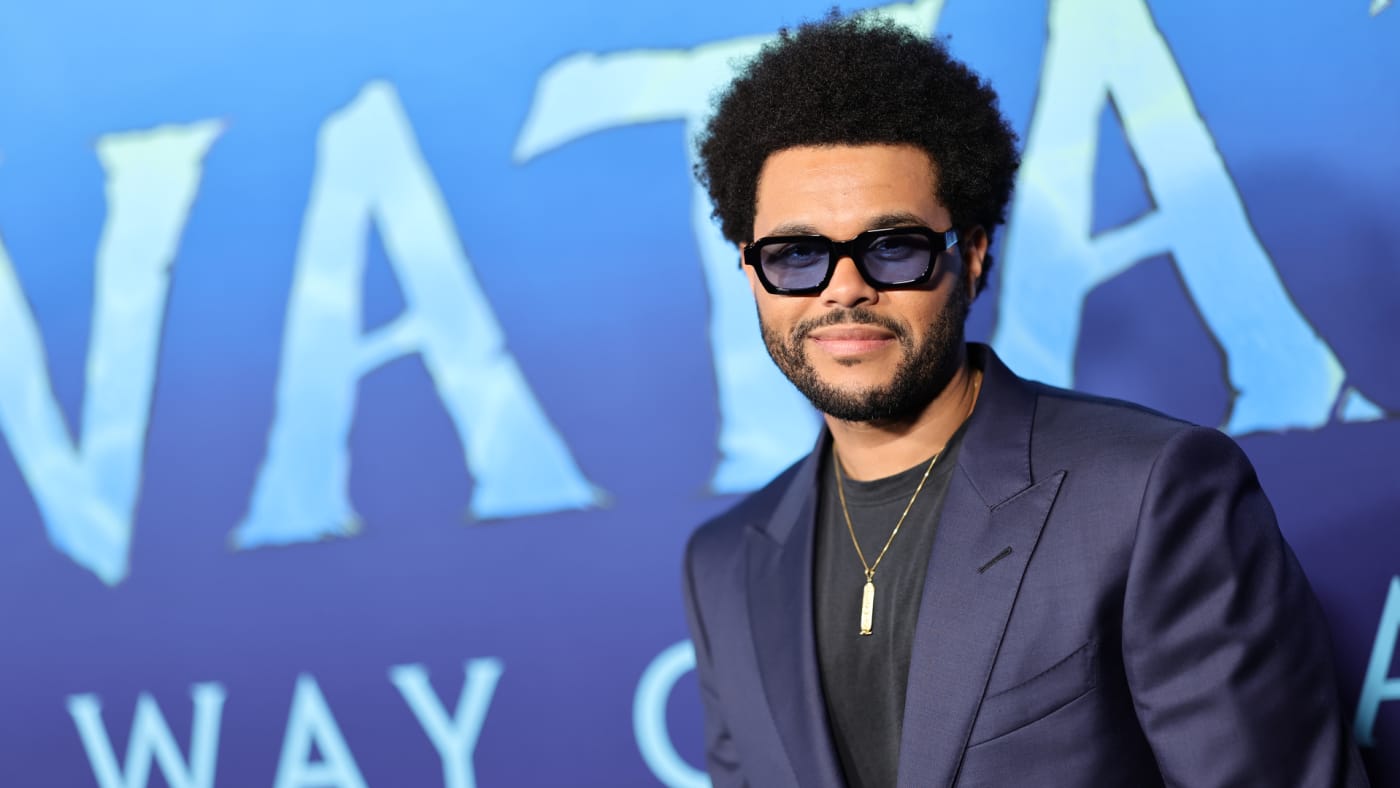 The Weeknd is seen on the red carpet