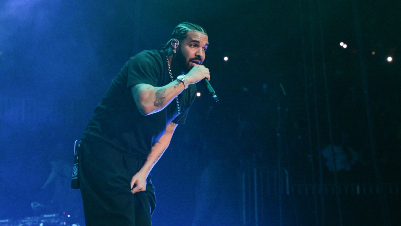 Drake performs at Lil Baby & Friends event