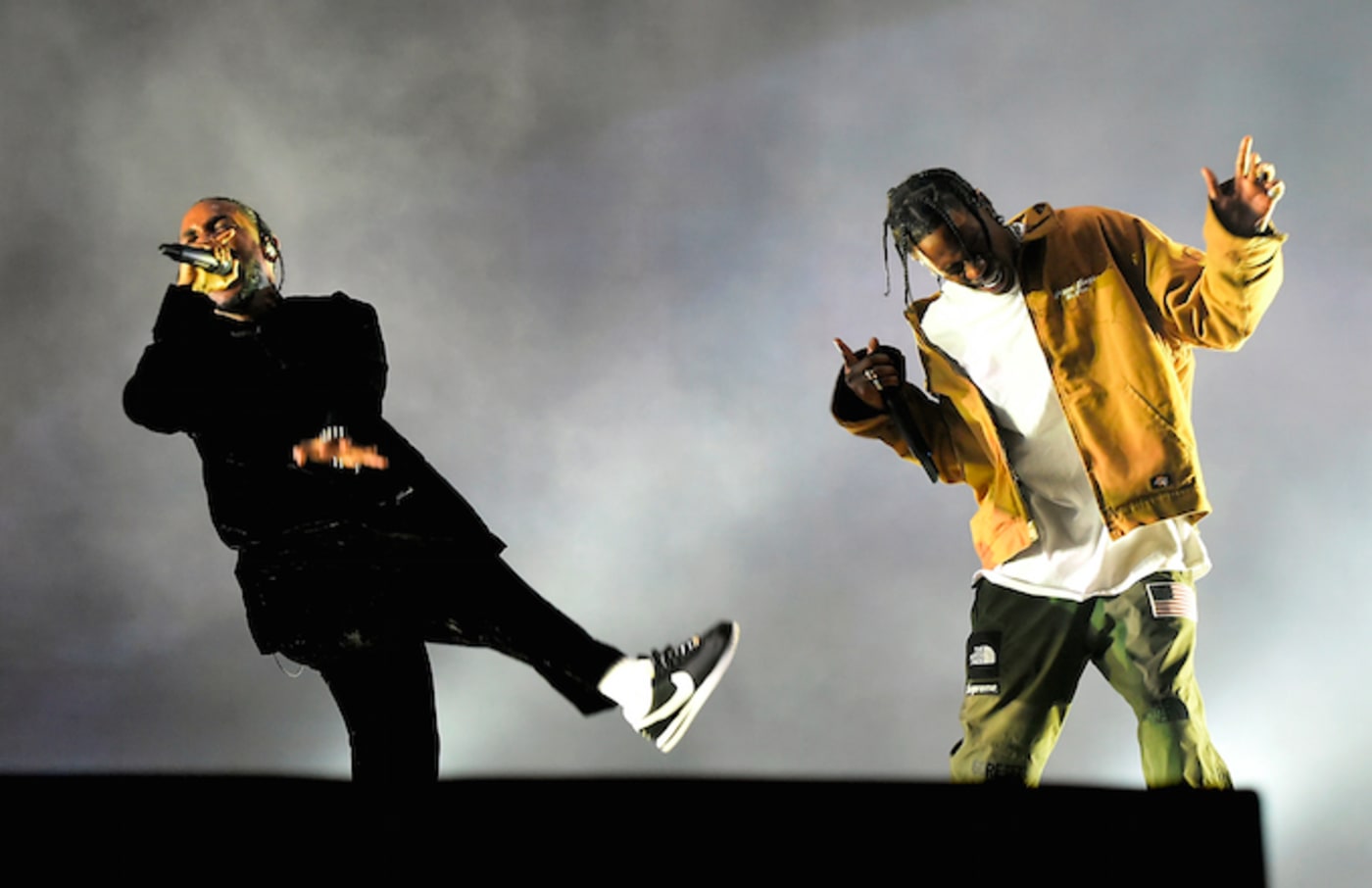 Travis Scott and Kendrick Lamar Perform at TDE’s 5th Annual Holiday Toy