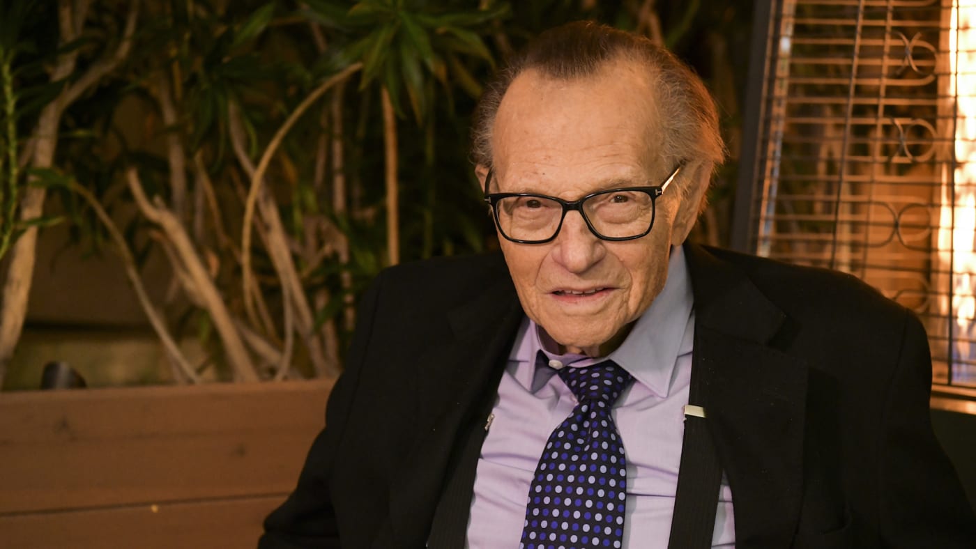 Larry King poses for portrait as the Friars Club