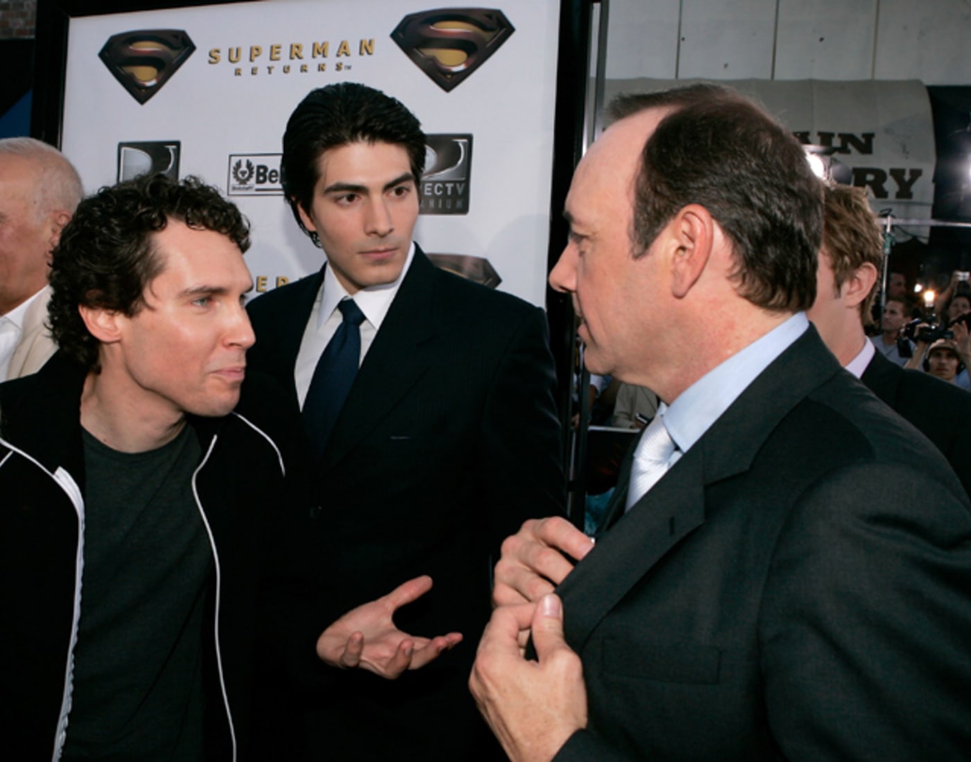 Bryan Singer, Brandon Routh and Kevin Spacey at 'Superman Returns' premiere