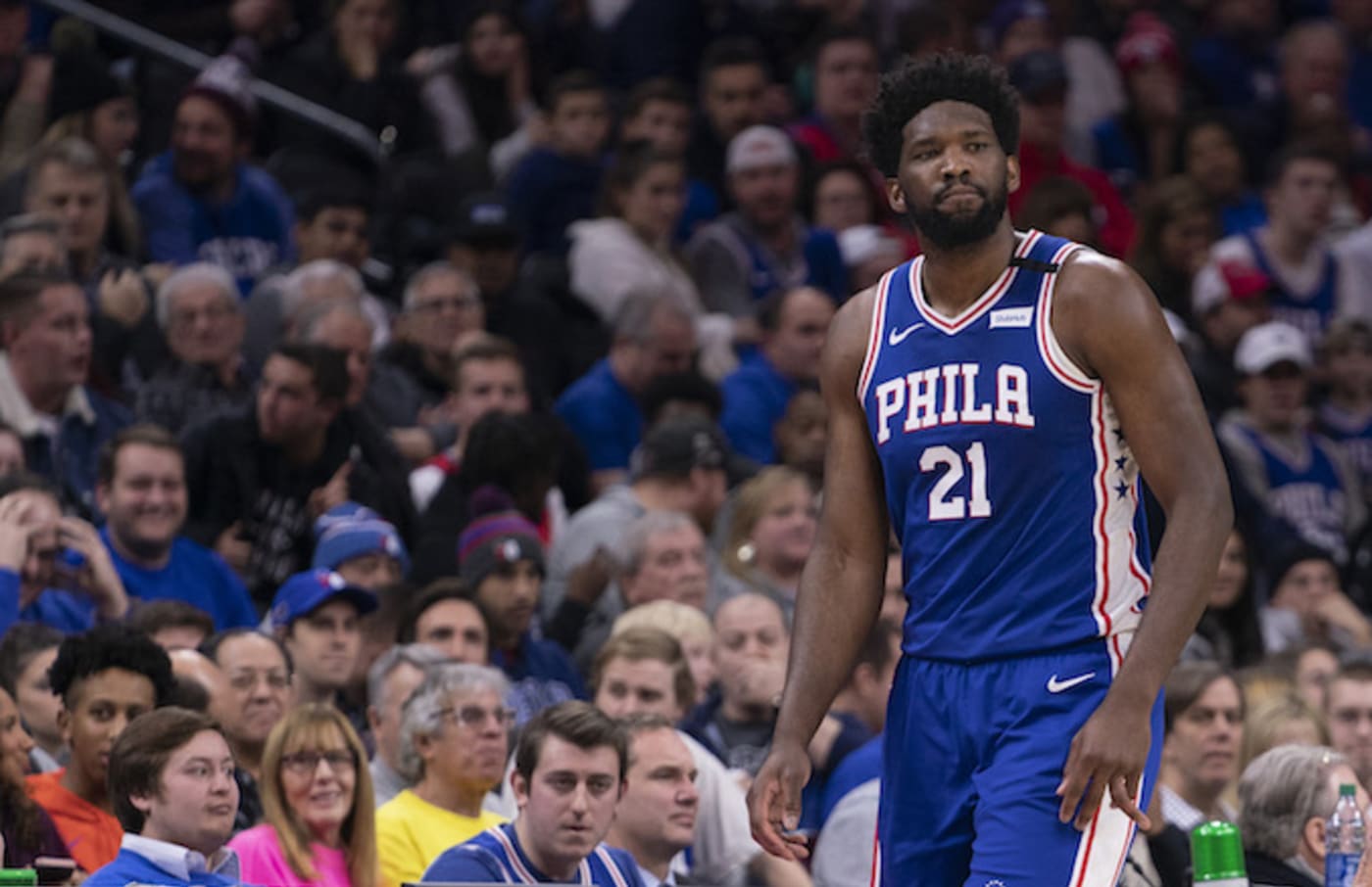 Joel Embiid Returns to Game After Suffering GruesomeLooking Finger