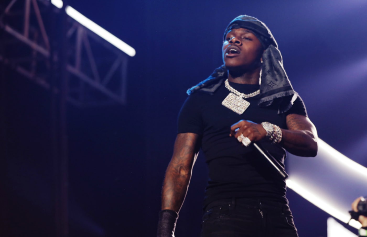 DaBaby performs onstage at the 2019 BET Experience STAPLES Center