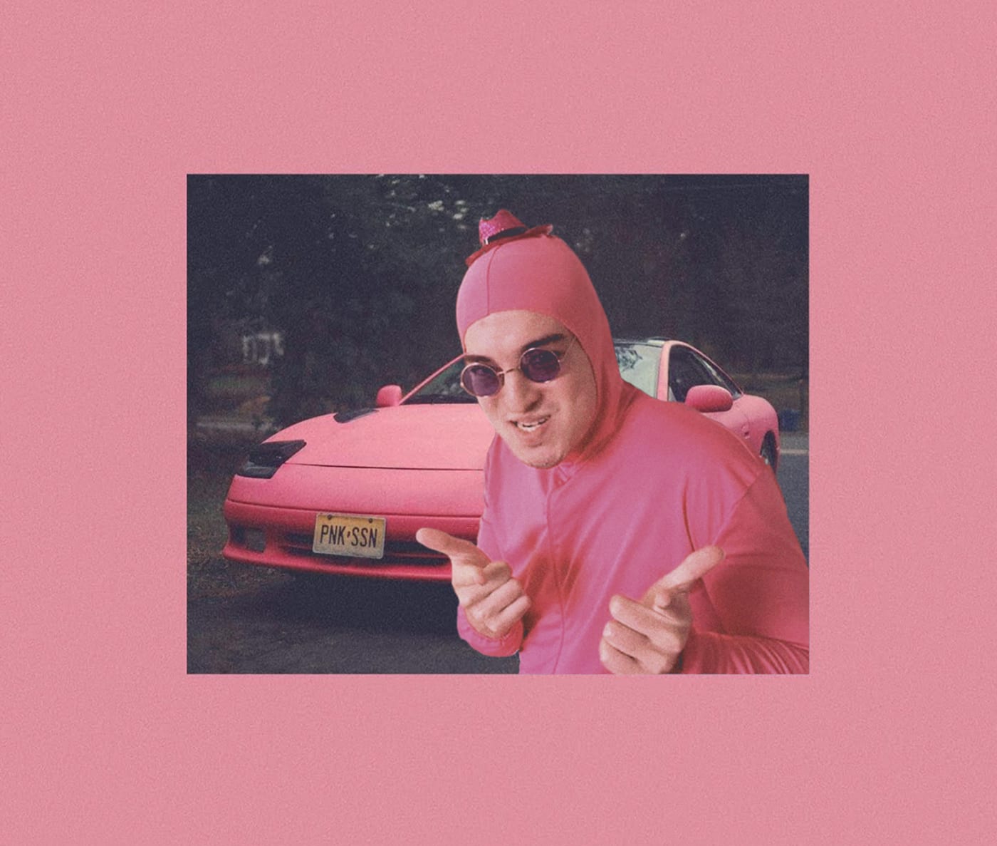 Самый розовый человек. Filthy Frank Pink guy. Машина Пинк Гая.