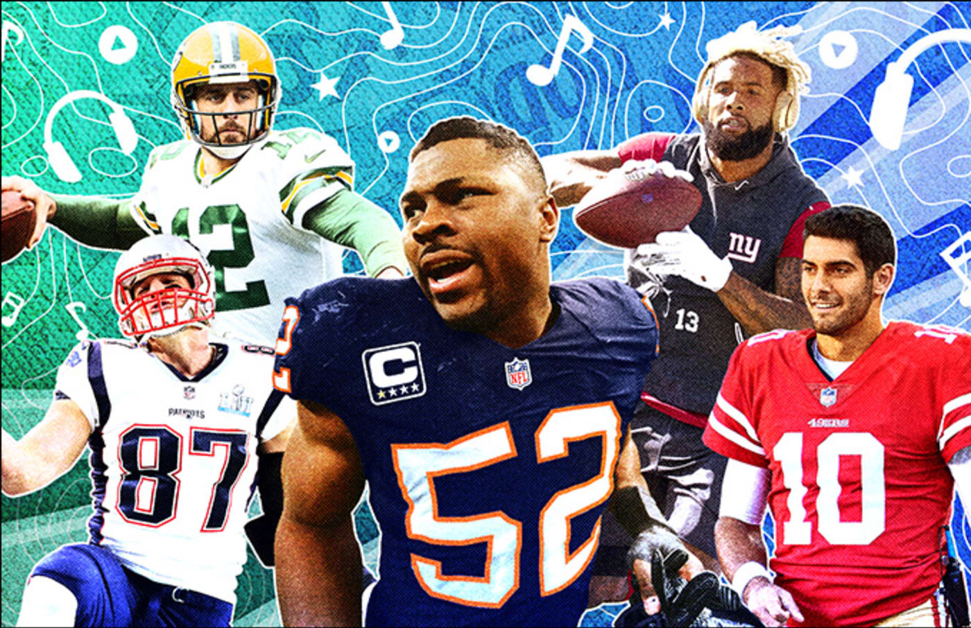 Curating Your Unofficial Playlists for the 2018 NFL Season’s Biggest