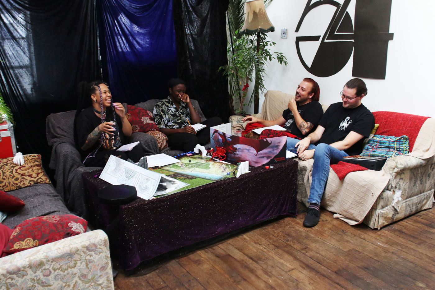 Group of players playing Dungeons & Dragons