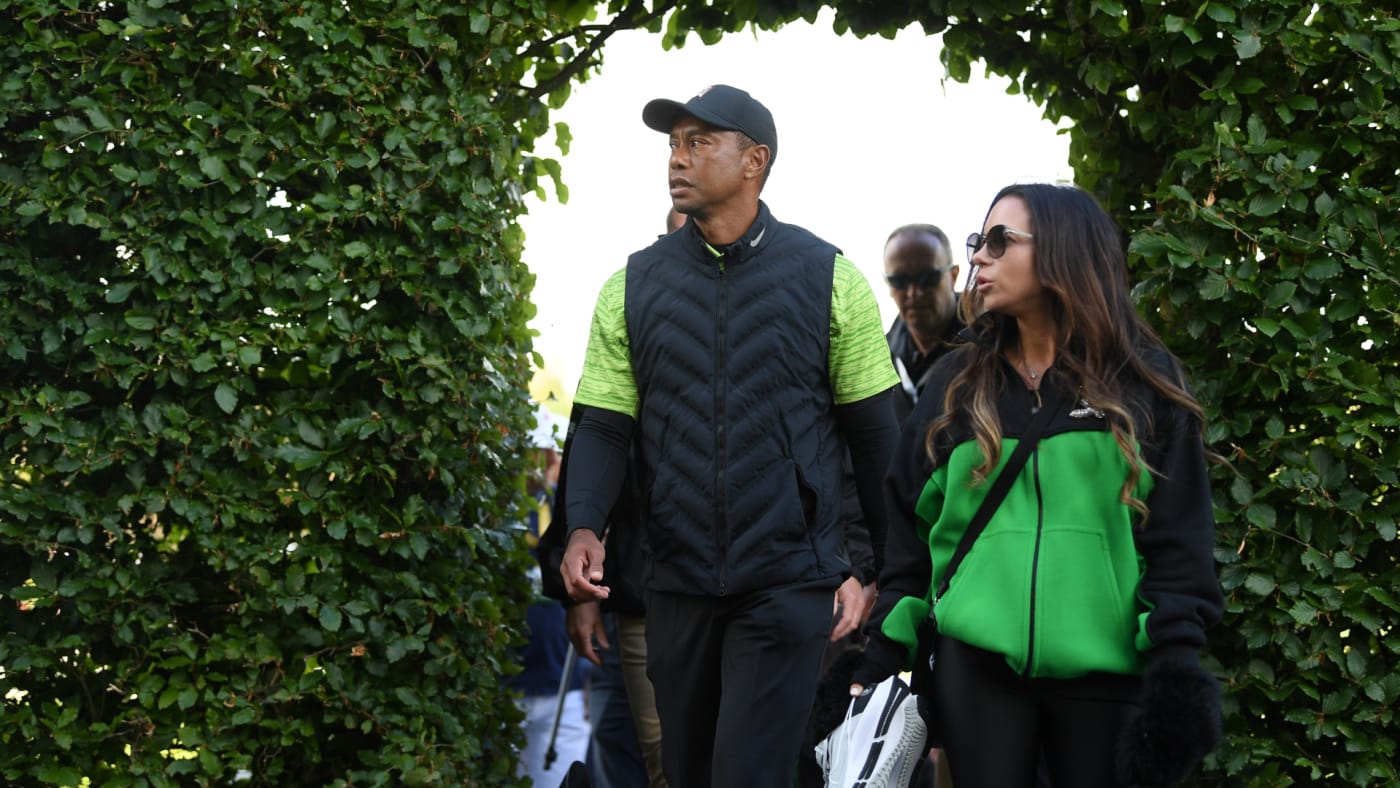 Tiger Woods and Erica Herman are pictured together