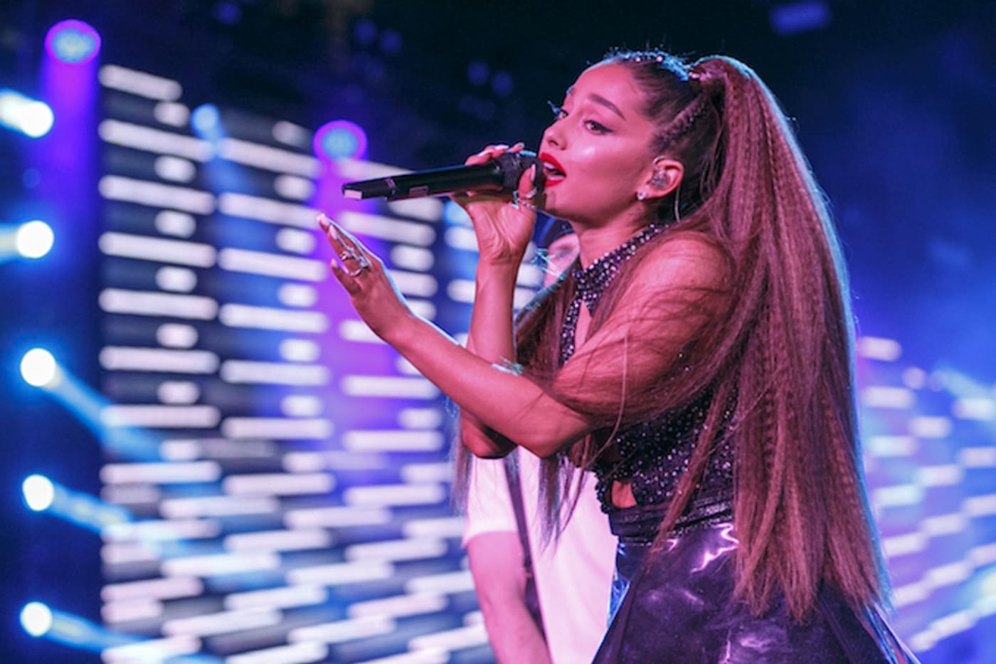 Ariana Grande performing in LA