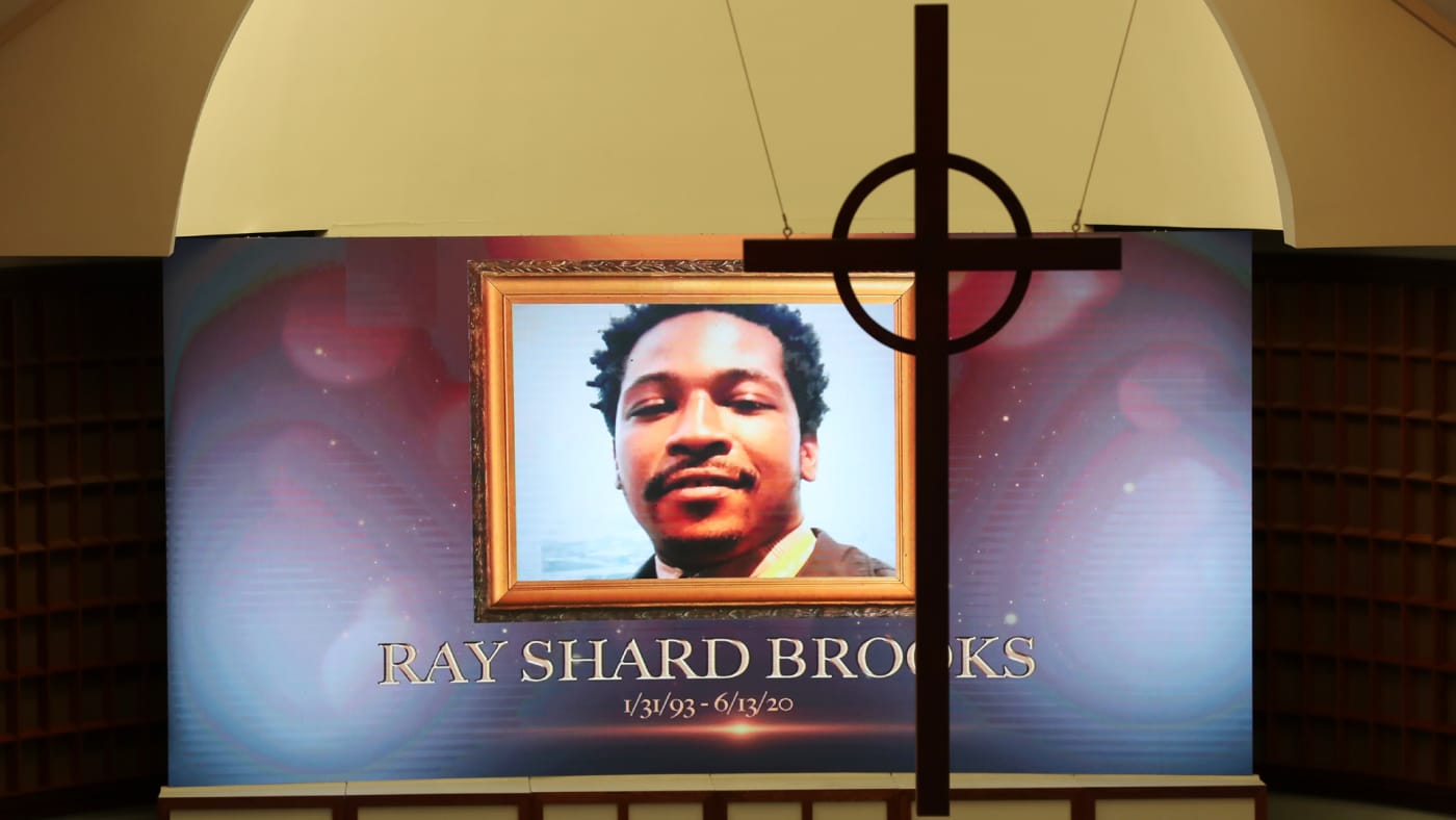 Rayshard Brooks tribute image is pictured