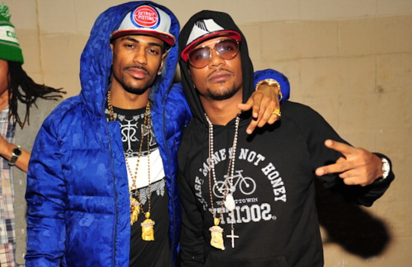 Big Sean and Cyhi the Prynce attend the after party at the Velvet Room