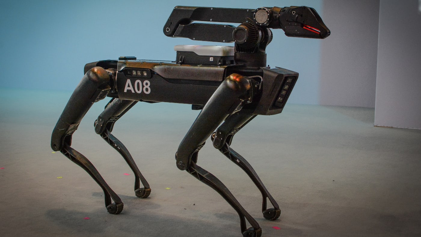 robot furry dog