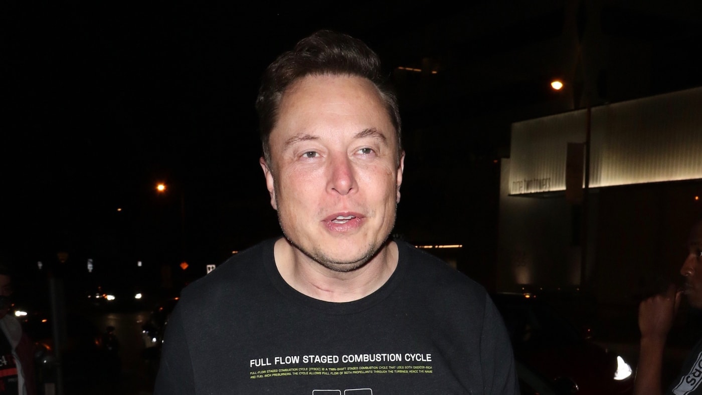 Elon Musk is seen on September 25, 2020 in Los Angeles