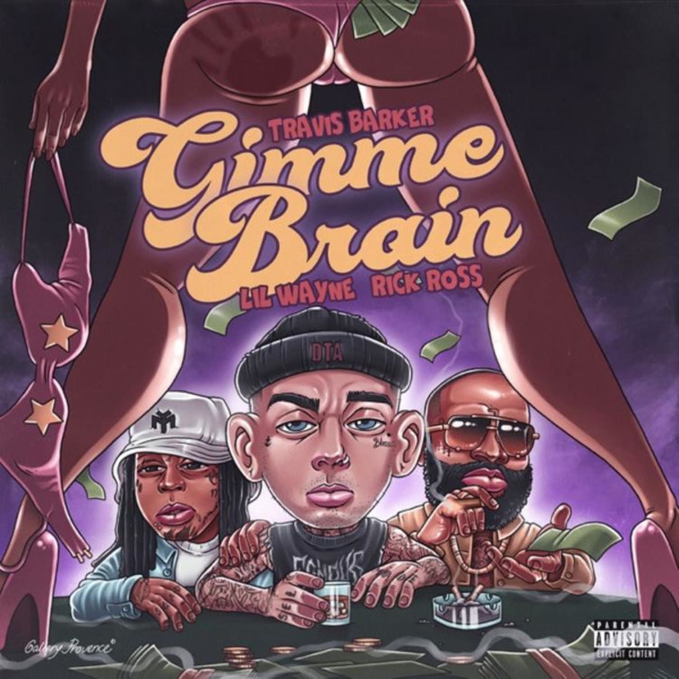 Travis Barker x Lil Wayne x Rick Ross "Gimme Brain"