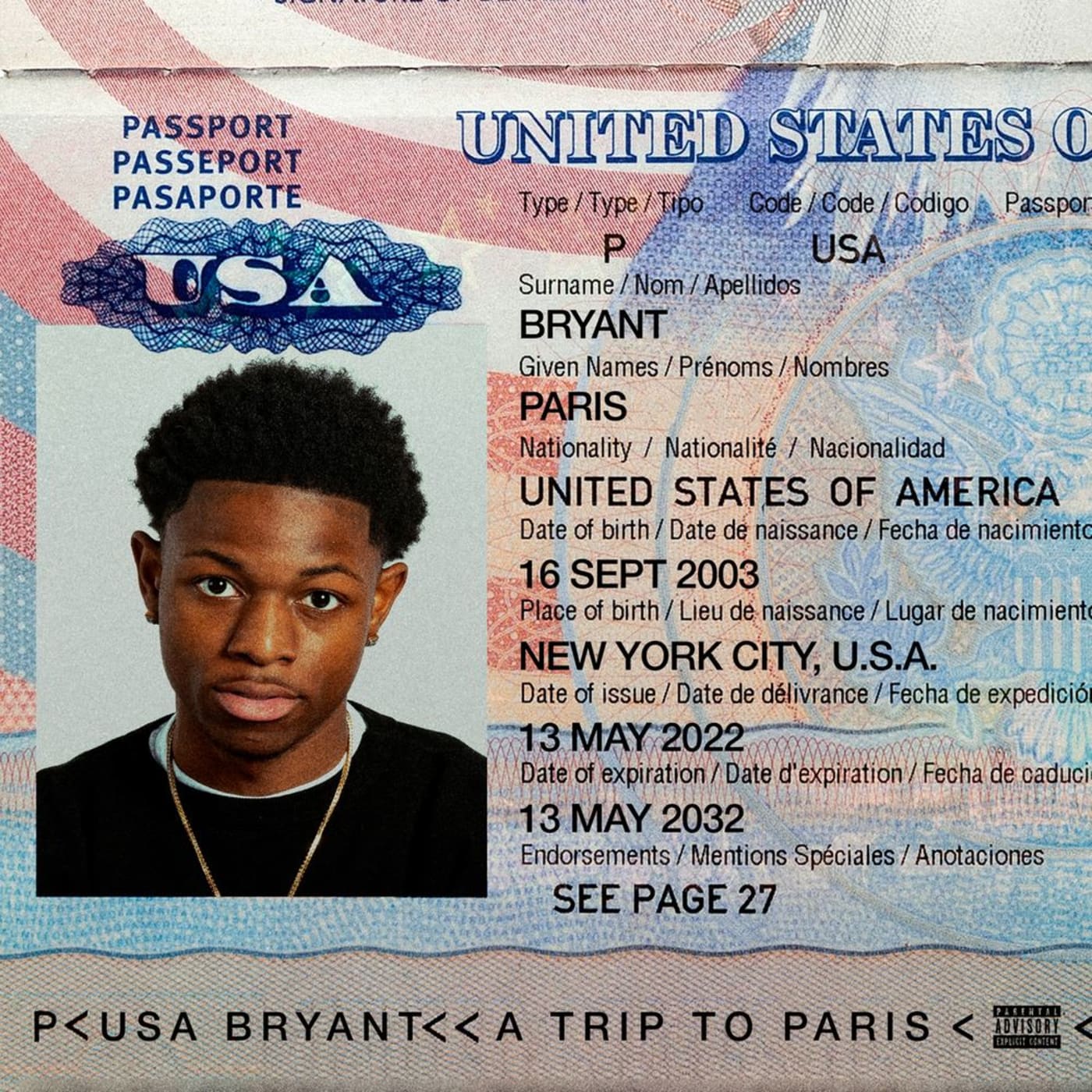Paris Bryant's Trip to Paris cover