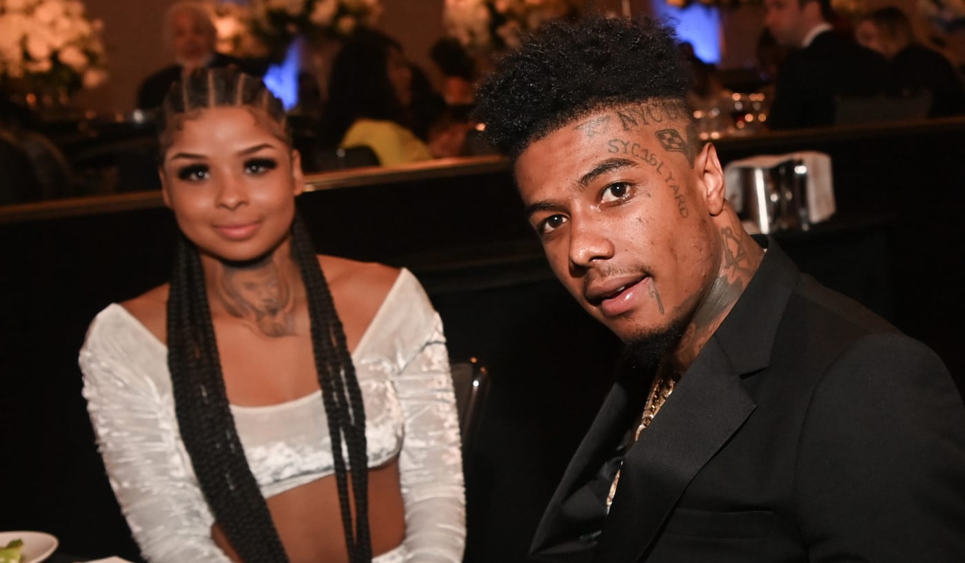 Blueface and Chrisean Rock attend Hollywood Unlocked Impact Awards