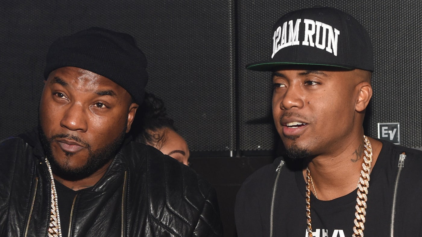 Young Jeezy and Nas attend Kenny Burns Official Birthday Party at Gold Room