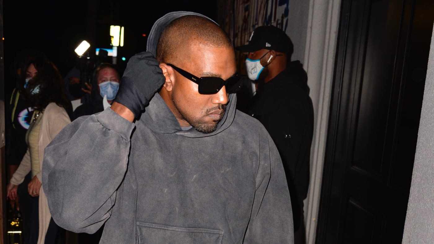 Kanye West appears at Chicago West's birthday party