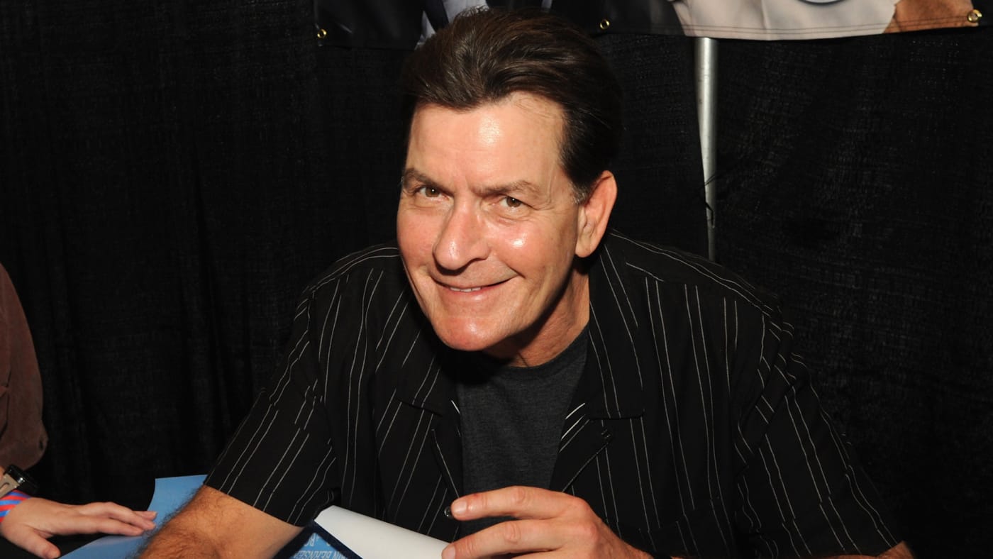 Charlie Sheen attends the New Jersey Horror Con 2019 at Showboat Hotel in Atlantic City