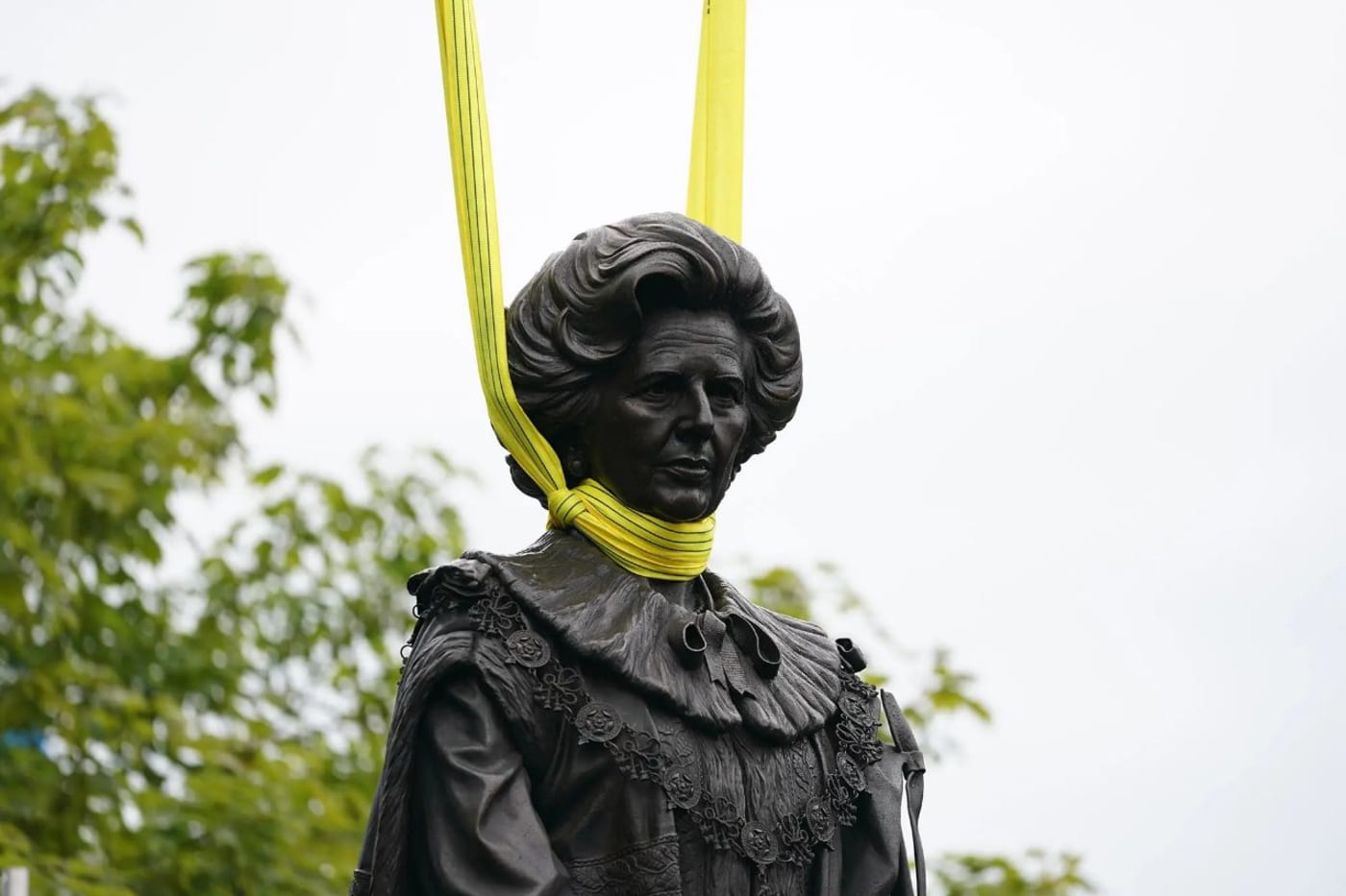 Margaret Thatcher Statue Egged After Hometown Unveiling Complex Uk