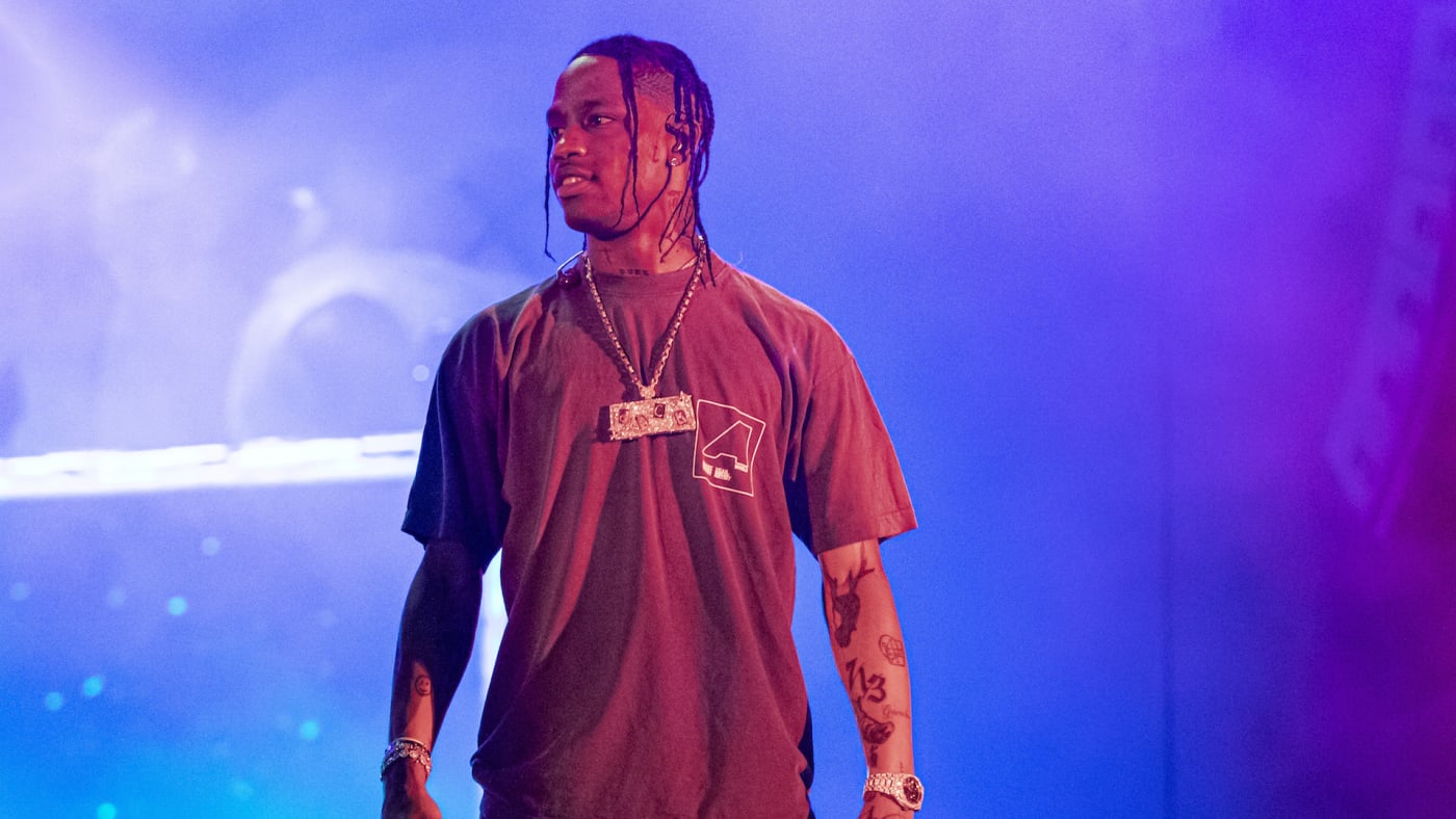 Travis Scott performs on day 2 of Music Midtown