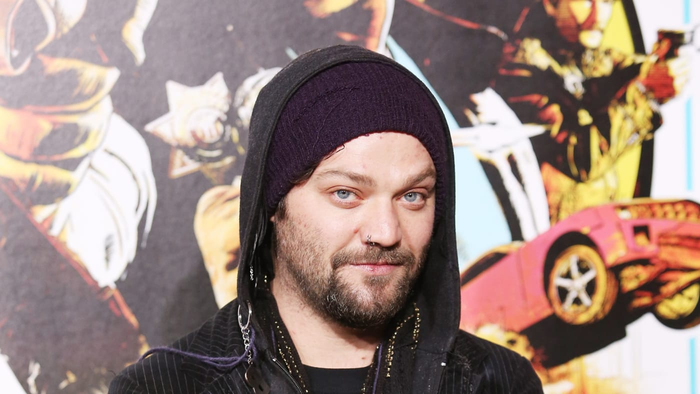 Bam Margera is seen on a red carpet