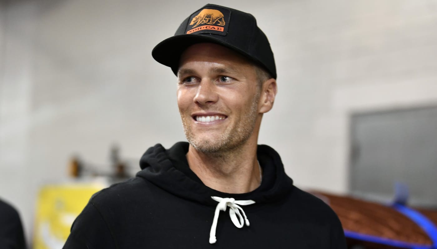 Tom brady in a hat