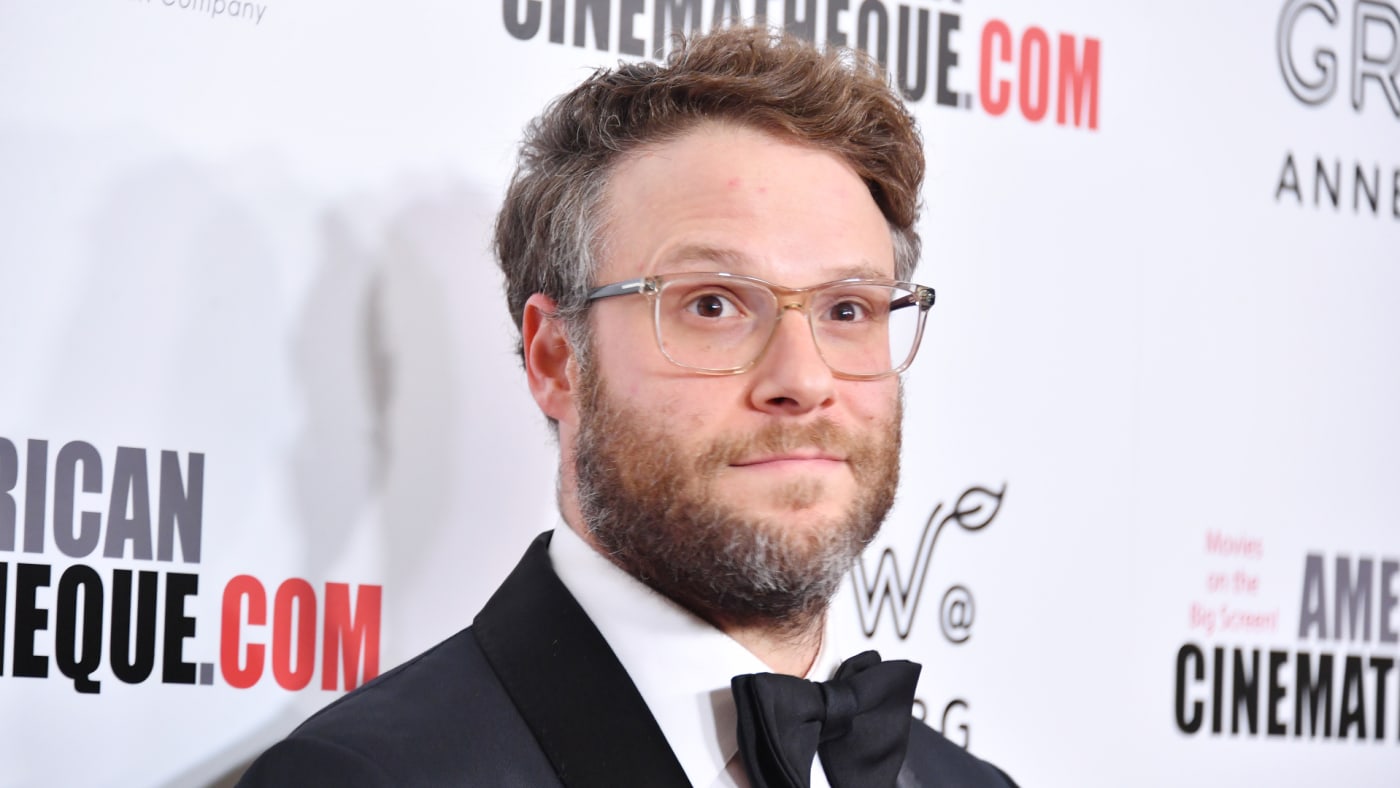 Seth Rogen attends the 33rd American Cinematheque Award Presentation Honoring Charlize Theron.
