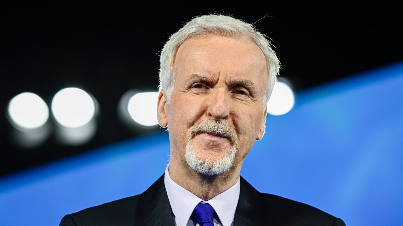 James Cameron attends the world premiere of James Cameron's "Avatar: The Way of Water"