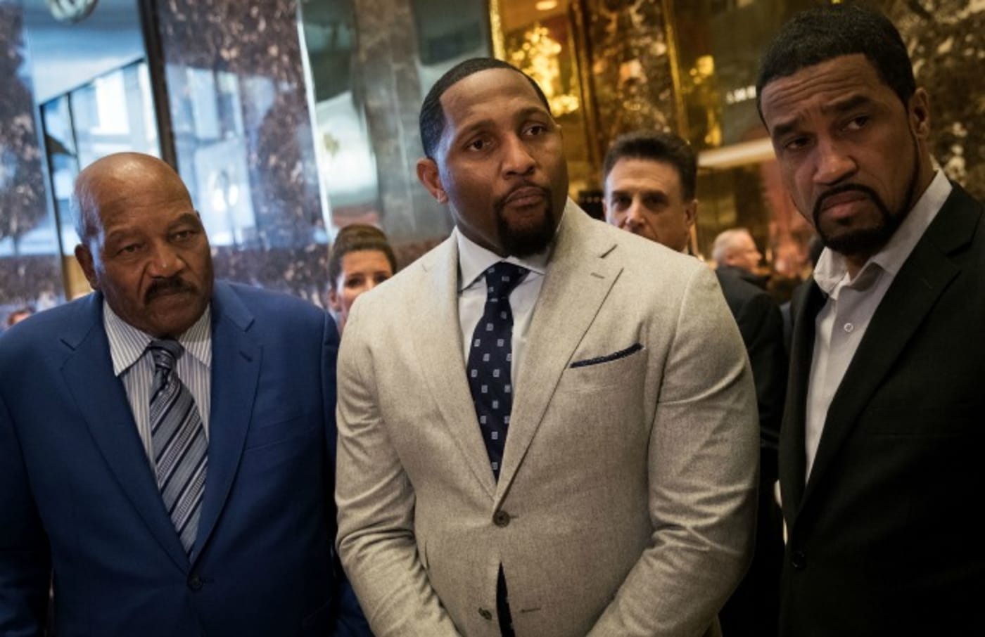 Ray Lewis prepares to meet with Donald Trump.