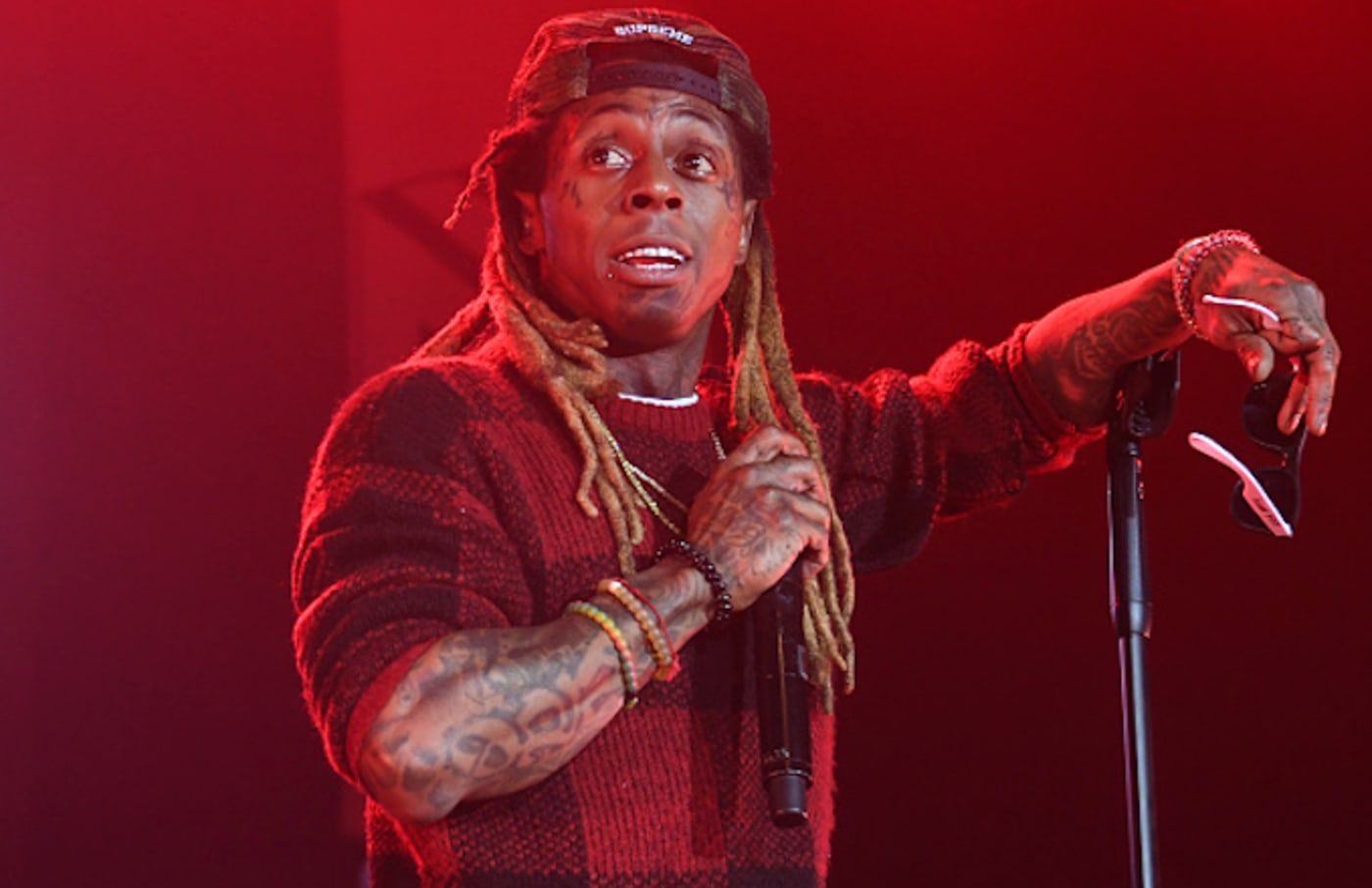 Lil Wayne performs in concert during 'Kloser 2 U' tour