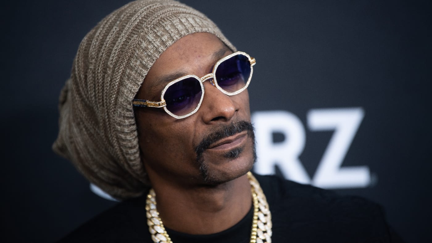 Snoop Dogg photographed on red carpet for TV series premiere.