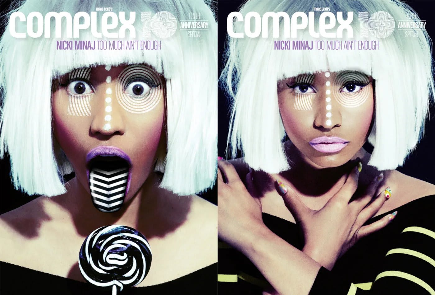 Nicki Minaj 2012 Complex covers